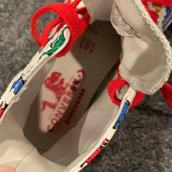 Converse Dinoverse High Top Shoes Sneakers size 3 - Picture 6 of 9